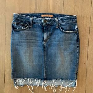 Joe's Jeans High Low Denim Skirt- Size 28